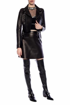 Leather skirt with logo, zdjęcie 2 Leather skirt with logo od Off White